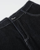 Star Rhinestone Denim Shorts | Inflation Streetwear INFLATION