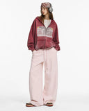 Curved Wide-Leg Sweatpants | Inflation Streetwear INFLATION