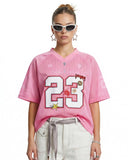 Number 23 Pink Mesh Jersey | Inflation Streetwear INFLATION