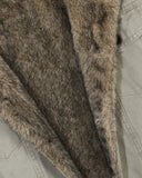 Washed Faux Fur Lined Worker Jacket | Inflation Streetwear