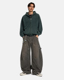 Washed Barrel Cargo Pants | Inflation Streetwear