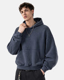 Washed Fleece Boxy Hoodie | Inflation Streetwear