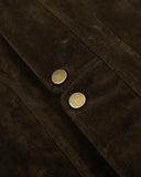 Cropped Suede Cotton Padded Jacket | Inflation Streetwear INFLATION