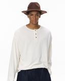 Henley Collar Long Sleeve Tees | Inflation Streetwear INFLATION