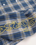 Abstract Line Plaid Shirt | Inflation Streetwear