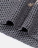 Comic Graphic Crew Neck Knit Sweater | Inflation Streetwear