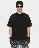 Deconstructed Washed Oversized T-Shirt | Inflation Streetwear INFLATION