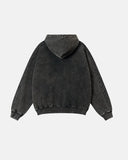 Frayed Seam Acid Wash Hoodies | Inflation Streetwear INFLATION