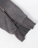 Washed Asymmetric Zip Sweatshirt | Inflation Streetwear