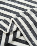 Striped Henley Relaxed Short Sleeve Tee | Inflation Streetwear INFLATION