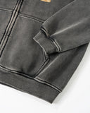 Graphic Acid Wash Zip Up Hoodies | Inflation Streetwear INFLATION