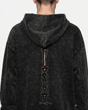 Distressed Ribcage Wash Hoodie | Inflation Streetwear INFLATION