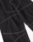 Contrast Stitch Barrel Jeans | Inflation Streetwear INFLATION