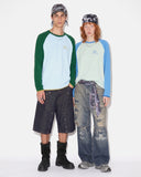 Climbing Graphic Raglan Sleeve T-Shirt | Inflation Streetwear