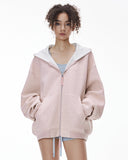 Contrast Color Liner Comfy Zip Up Hoodies | Inflation Streetwear INFLATION