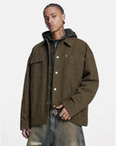Asymmetric Pocket Workwear Jacket | Inflation Streetwear
