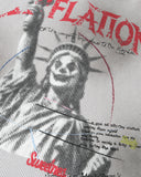 Distressed Graphic Waffle T-Shirt | Inflation Streetwear