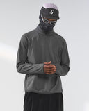 Breathable Grid Fleece Half-Zip Sweatshirt | Inflation Streetwear INFLATION