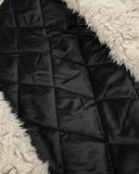 Suede Faux Fur Padded Jacket | Inflation Streetwear