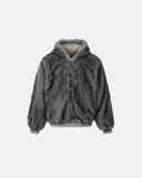 Reversible Faux Fur Hooded Jacket |  Inflation Streetwear INFLATION