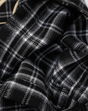 Lettering Embroidery Plaid Shirts | Inflation Streetwear INFLATION