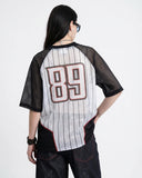 Pinstripe Colorblock Mesh Jersey | Inflation Streetwear INFLATION