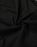 Black Striped Barrel Suit Pant | INFLATION Streetwear INFLATION