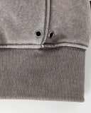 Washed Eyelet Boxy Hoodie | Inflation Streetwear