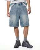 Structured Washed Denim Shorts | Inflation Streetwear INFLATION
