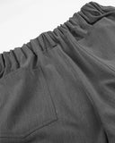 Drawstring Wide-Leg Tailored Shorts | Inflation Streetwear
