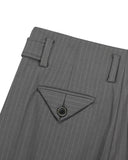 Pinstripe Buttons Barrel Suit Pants | Inflation Streetwear INFLATION