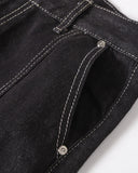 Contrast Stitch Barrel Jeans | Inflation Streetwear INFLATION