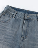 Curved Seam Deconstructed Barrel Jeans | Inflation Streetwear INFLATION