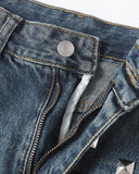 Studded Straight Leg Jeans | Inflation Streetwear INFLATION