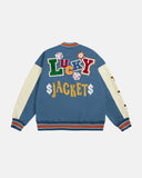 Poker Embroidery Varsity Jacket | Inflation Streetwear INFLATION