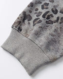 Leopard Print Boxy Zip Up Hoodie | Inflation Streetwear INFLATION