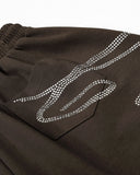 Rhinestone Baggy Joggers | Inflation Streetwear INFLATION
