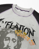 Portrait Waffle Long Sleeve Tee | Inflation Streetwear