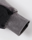 Deconstructed Washed Boxy Hoodie | Inflation Streetwear