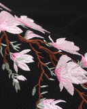 Floral Embroidered Waffle T-Shirt | Inflation Streetwear