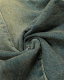 washed denim texture close up