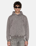 Washed Eyelet Boxy Hoodie | Inflation Streetwear