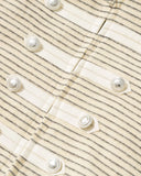 Striped Faux Fur Hooded Bomber Jacket | Inflation Streetwear
