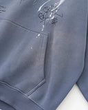 Graffiti Print Acid Washed Fleece Hoodies | Inflation Streetwear INFLATION
