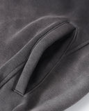 Washed Asymmetric Zip Sweatshirt | Inflation Streetwear