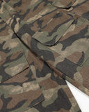 Grey Camo Utility Longline Shorts | Inflation Streetwear