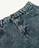 Rhinestone Acid Wash Baggy Jeans | Inflation Streetwear INFLATION