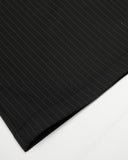 Black Striped Barrel Suit Pant | INFLATION Streetwear INFLATION