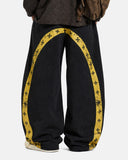 Contrast Star Stripe Barrel Sweatpants | Inflation Streetwear