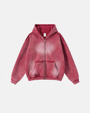 Monkey Wash Ripped Zip Up Hoodies | Inflation Streetwear INFLATION
